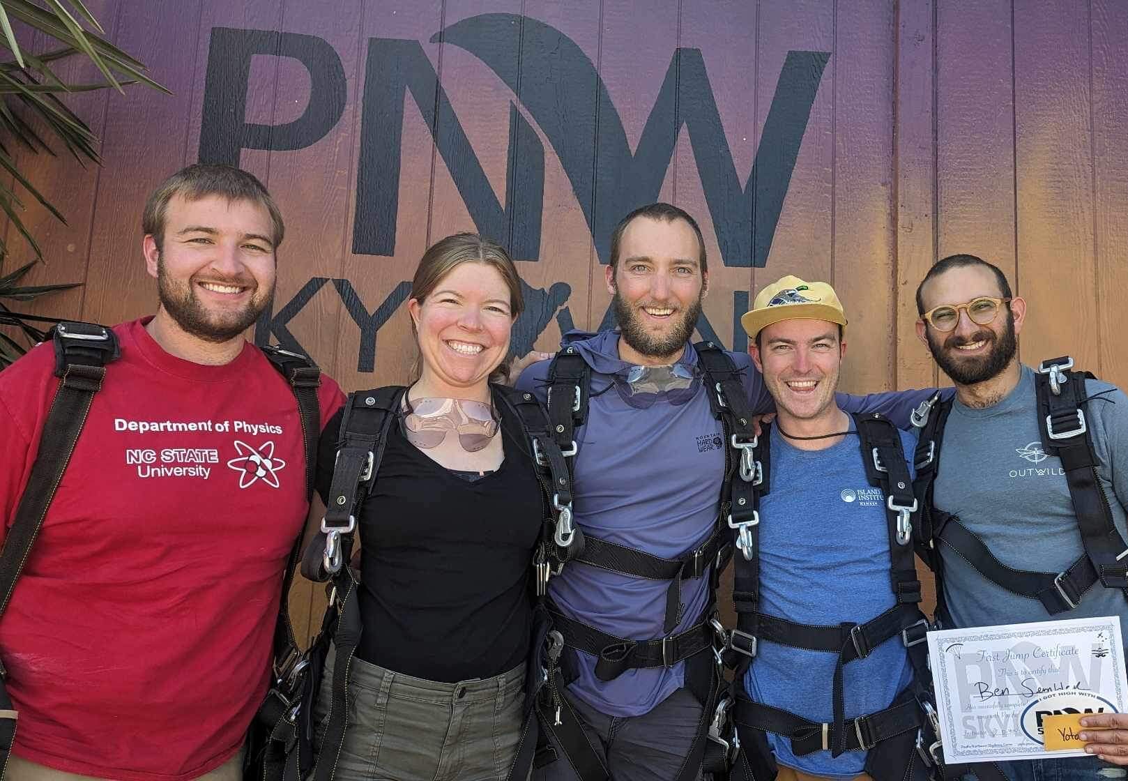 Skydiving in the PNW